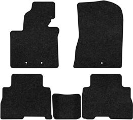 Акція на Ворсові килимки EVAtech Premium в салон авто для Kia Sorento (XM) 7 seats Restyling 2012-2014 2 покоління SUV EU Чорний кант від Rozetka