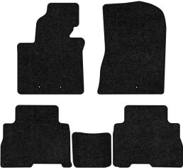 Акція на Ворсові килимки EVAtech Standard в салон авто для Kia Sorento (XM) 5 seats Restyling 2012-2014 2 покоління SUV Korea Чорний кант від Rozetka