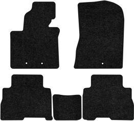 Акція на Ворсові килимки EVAtech Standard в салон авто для Kia Sorento (XM) 7 seats Restyling 2012-2014 2 покоління SUV EU Чорний кант від Rozetka