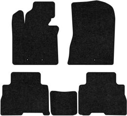 Акція на Ворсові килимки EVAtech Standard в салон авто для Kia Sorento (XM) 5 seats Restyling 2012-2014 2 покоління SUV Korea Чорний кант від Rozetka