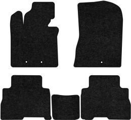 Акція на Ворсові килимки EVAtech Standard в салон авто для Kia Sorento (XM) 7 seats Restyling 2012-2014 2 покоління SUV EU Чорний кант від Rozetka