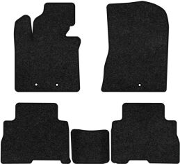 Акція на Ворсові килимки EVAtech Premium в салон авто для Kia Sorento (XM) 7 seats Restyling 2012-2014 2 покоління SUV EU Чорний кант від Rozetka
