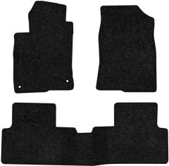 Акція на Ворсові килимки EVAtech Standard в салон авто для Honda Civic (FK) 5-doors 2015-2021 10 покоління Htb EU Чорний кант від Rozetka