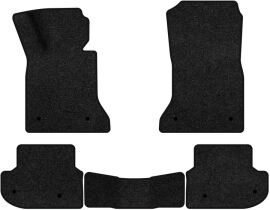 Акція на Ворсові килимки EVAtech Premium в салон авто для BMW 5 Series (F10) Mechanical seats 2010-2013 6 покоління Sedan EU Чорний кант від Rozetka