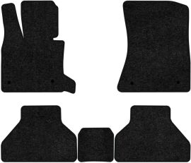 Акція на Ворсові килимки EVAtech Standard в салон авто для BMW X5 (E70) (open threshold) 2006-2013 2 покоління SUV USA Чорний кант від Rozetka