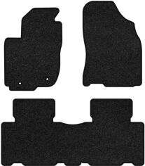 Акція на Ворсові килимки EVAtech Premium в салон авто для Toyota RAV4 (XA40) (closed threshold) 2013-2016 4 покоління SUV USA Чорний кант від Rozetka