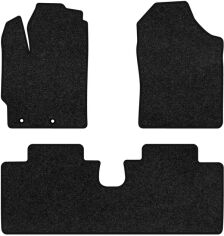 Акція на Ворсові килимки EVAtech Premium в салон авто для Toyota Yaris (III) (XP13) 5-doors 2011-2020 3 покоління Htb USA Чорний кант від Rozetka