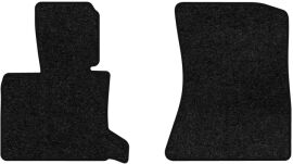 Акція на Ворсові килимки EVAtech Standard в салон авто для BMW X5 (E70) (closed threshold) 2006-2013 2 покоління SUV USA Чорний кант від Rozetka