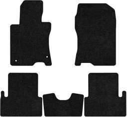 Акція на Ворсові килимки EVAtech Standard в салон авто для Acura TSX (CU2) 2008-2014 2 покоління Sedan USA Чорний кант від Rozetka