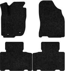 Акція на Ворсові килимки EVAtech Standard в салон авто для Toyota RAV4 (XA40) (closed threshold) 2013-2016 4 покоління SUV USA Чорний кант від Rozetka