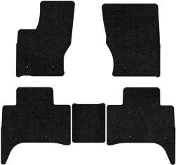 Акція на Ворсові килимки EVAtech Standard в салон авто для Land Rover Range Rover Sport (L494) 2013-2022 2 покоління SUV EU Чорний кант від Rozetka