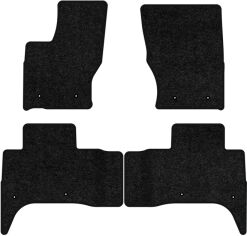 Акція на Ворсові килимки EVAtech Standard в салон авто для Land Rover Range Rover Sport (L494) 2013-2022 2 покоління SUV EU Чорний кант від Rozetka