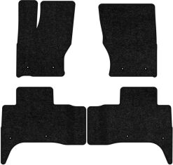 Акція на Ворсові килимки EVAtech Standard в салон авто для Land Rover Range Rover Sport (L494) 2013-2022 2 покоління SUV EU Чорний кант від Rozetka