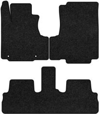 Акція на Ворсові килимки EVAtech Premium в салон авто для Honda CR-V (without armrest) 2007-2012 3 покоління SUV USA Чорний кант від Rozetka