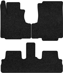 Акція на Ворсові килимки EVAtech Premium в салон авто для Honda CR-V (without armrest) 2007-2012 3 покоління SUV USA Чорний кант від Rozetka