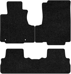 Акція на Ворсові килимки EVAtech Standard в салон авто для Honda CR-V (with armrest) 2007-2012 3 покоління SUV EU Чорний кант від Rozetka