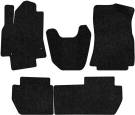 Акція на Ворсові килимки EVAtech Standard в салон авто для Citroen Berlingo (B9) (without armrest) 2008-2018 2 покоління Minivan EU Чорний кант від Rozetka