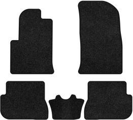 Акція на Ворсові килимки EVAtech Premium в салон авто для Ford Fiesta (Mark 6) 3-doors 2002-2009 5 покоління Htb EU Чорний кант від Rozetka