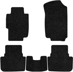 Акція на Ворсові килимки EVAtech Standard в салон авто для Honda Accord MT (Mechanical seats) 2003-2008 7 покоління Combi EU Чорний кант від Rozetka