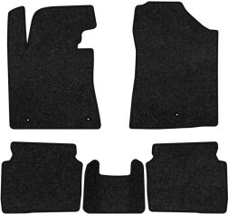 Акція на Ворсові килимки EVAtech Premium в салон авто для Hyundai Elantra GT (MD) (Floor Gas Pedal) 2010-2015 5 покоління Htb USA Чорний кант від Rozetka