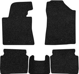 Акція на Ворсові килимки EVAtech Premium в салон авто для Hyundai Elantra GT (MD) (Floor Gas Pedal) 2010-2015 5 покоління Htb USA Чорний кант від Rozetka