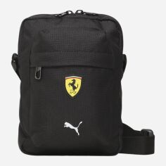 Акція на Спортивна сумка планшет через плече Puma Ferrari SPTWR Race Portable 07956702 Black від Rozetka