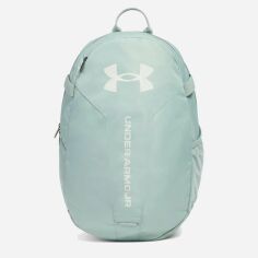 Акція на Рюкзак спортивний тканинний 26.5 л вміщує формат А4 Under Armour Hustle Lite Backpack 1364180-348 Зелений від Rozetka