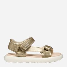 Акція на Підліткові сандалії для дівчинки Geox J Sandal Puffypop Gi J55MSC000BC-C2012 38 Золотисті від Rozetka