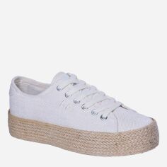 Акція на Жіночі кеди низькі Lee Cooper LCW-25-02-3284L 38 24.8 см Білі від Rozetka