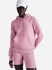 Акція на Худі тепле жіноче Nike W Nsw Phnx Flc Std Po Hoodie HF6839-699 XL Рожеве від Rozetka