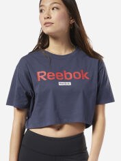 Акція на Футболка бавовняна жіноча Reebok FI2033 S Синя від Rozetka