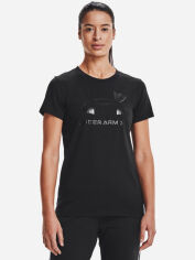 Акція на Футболка жіноча Under Armour UA Rival Logo SS UAR-1356305002 XS Чорна від Rozetka