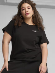 Акція на Футболка бавовняна жіноча Puma Ess Small No.1 Logo Tee 68237201 XS Чорна від Rozetka
