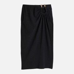 Акція на Спідниця міді літня жіноча H&M 1179564001c20 XS Чорна від Rozetka