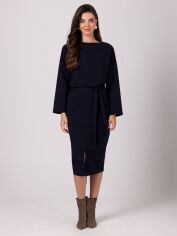 Акція на Плаття жіноче BeWear B269 XL Темно-синє від Rozetka