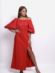 Акція на Плаття жіноче MODAGI A31 L/XL Червоне від Rozetka