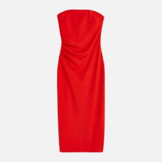 Акція на Сукня міді літня жіноча H&M 1203420002c20 M Червона від Rozetka