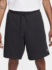Акція на Шорти бавовняні короткі чоловічі Nike M Nk Club Knit Short FQ4359-010 S Чорні від Rozetka
