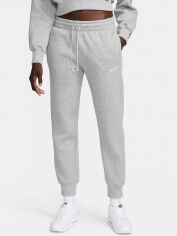 Акція на Спортивні штани на флісі жіночі Nike W Nsw Phnx Flc Mr Pant Std FZ7626-063 XS Сірі від Rozetka