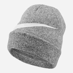 Акція на Шапка Nike U Nk Thrma Beanie Cuffed Swsh DA2005-011 One size Сіра від Rozetka