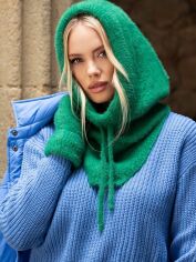 Акція на Капор жіночий Kamea K.23.039.49 One Size Зелений від Rozetka