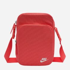 Акція на Спортивна сумка планшет через плече маленька Nike Nk Heritage Crossbody DB0456-814 Magic Ember/Magic Ember/Summit White від Rozetka