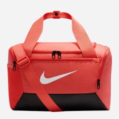 Акція на Спортивна сумка Nike Nk Brsla Xs Duff - 9.5 (25L) DM3977-814 Magic Ember/Black/White від Rozetka