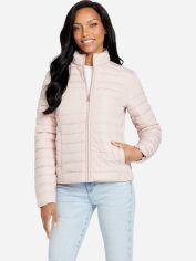 Акція на Куртка демісезонна коротка жіноча Guess 462501639 XL Рожева від Rozetka