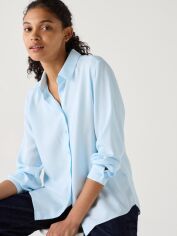 Акція на Сорочка жіноча Uniqlo 176245167 S Блакитна ( 1159831897) від Rozetka
