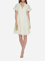 Акція на Сукня коротка літня жіноча Donna Karan NY (DKNY) 695373204 2 Жовта від Rozetka