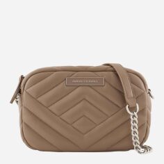 Акція на Сумка крос-боді через плече жіноча маленька Armani Exchange 617070877 Бежева ( 1159831839) від Rozetka