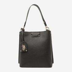 Акція на Сумка крос-боді через плече жіноча маленька U.S. Polo Assn 216443081 Чорна ( 1159831859) від Rozetka