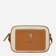 Акція на Сумка крос-боді через плече жіноча маленька U.S. Polo Assn 800139872 Коричнева ( 1159831896) від Rozetka