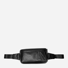 Акція на Сумка на пояс бананка чоловіча Armani Exchange 874118241 Чорна від Rozetka